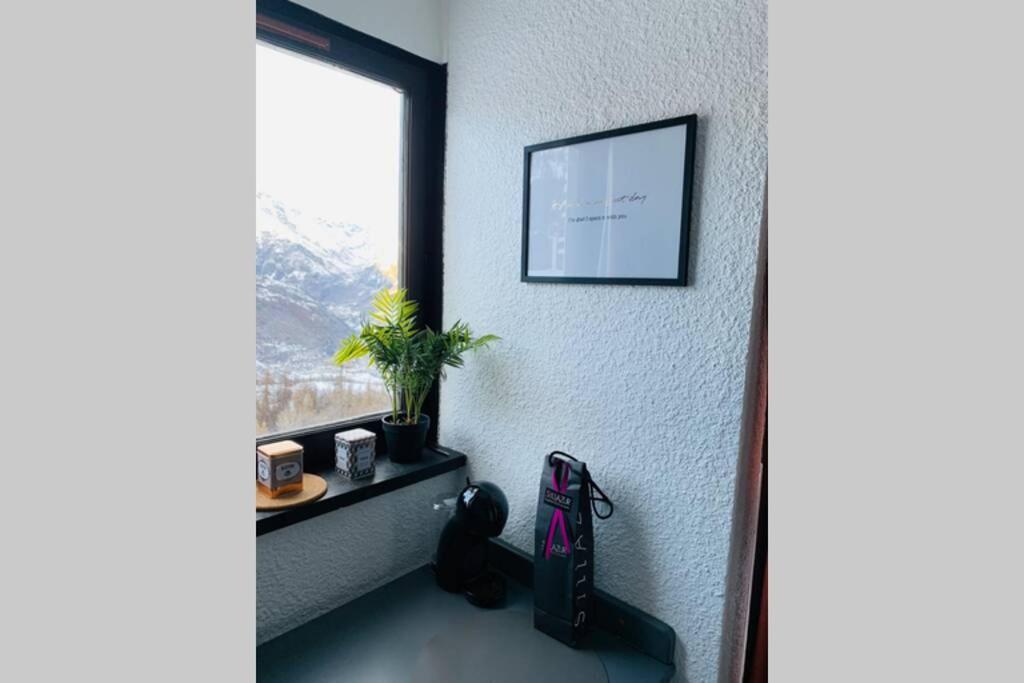 Studio 1600 Pied Des Pistes Avec Magnifique Vue Puy-Saint-Vincent Exterior photo